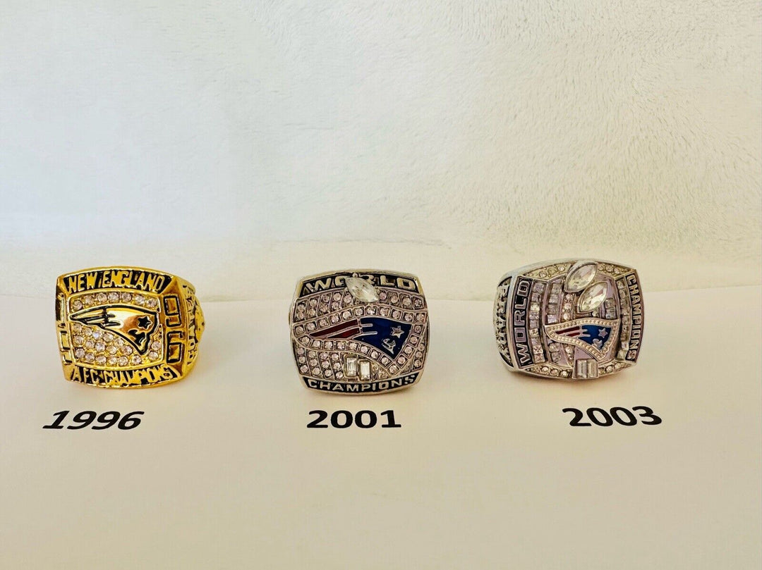 New England Patriots Championship Ring W Box Brady, US SHIP, PICK YOUR RING! - EB Sports Champion's Cache