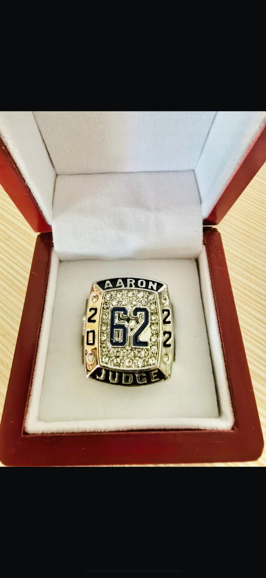NEW YORK Yankees Aaron Judge 2022 #62 home run Ring W Box, US SHIP