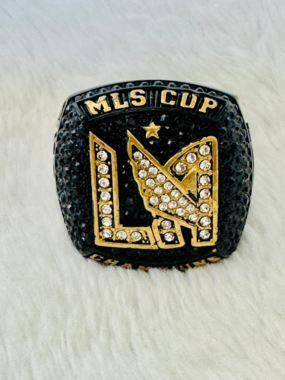 2022 MLS Cup LA Galaxy Championship Replica Ring,  Stadium Giveaway - EB Sports Championship Rings