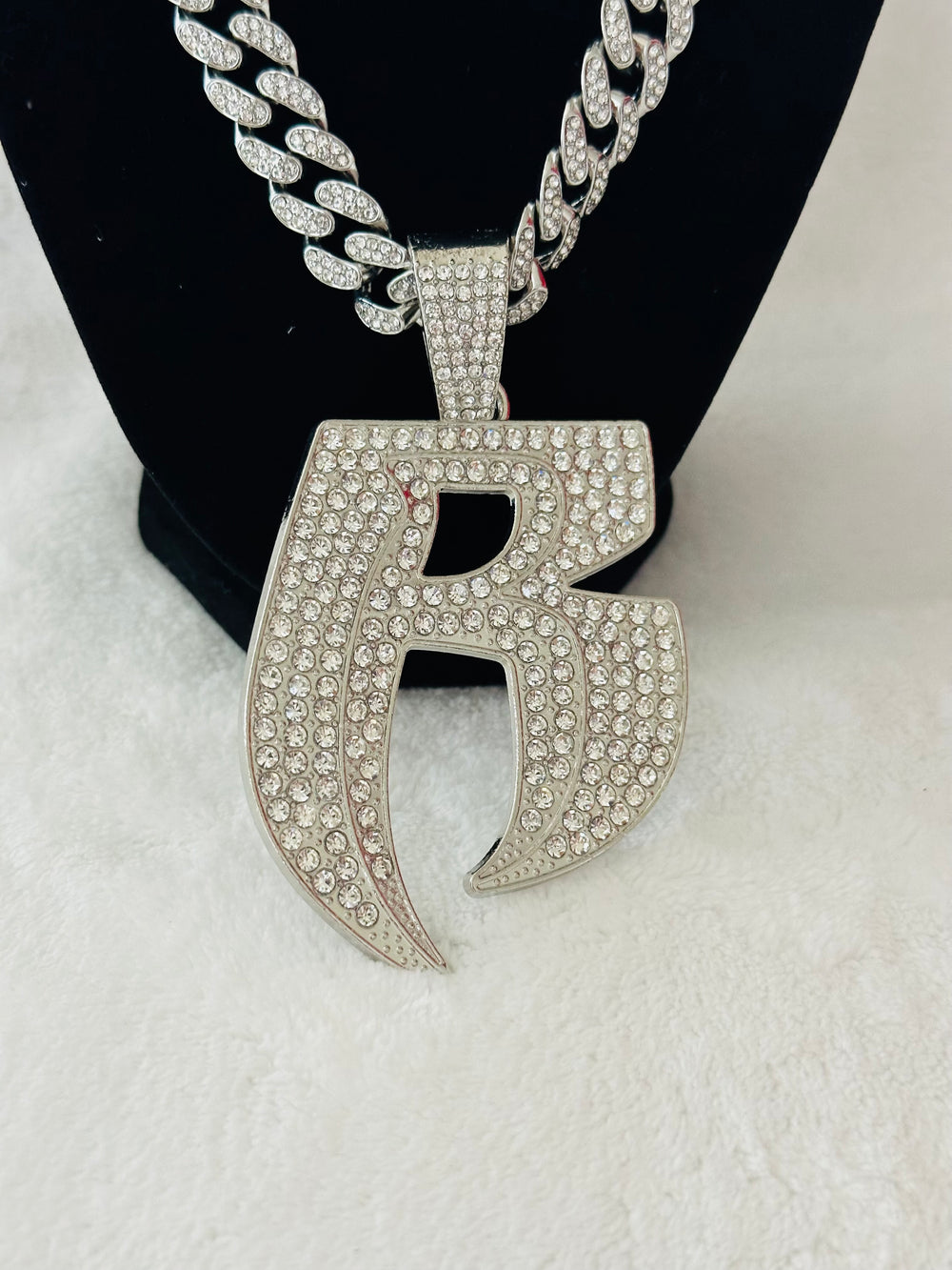 Ruff Ryder Silver Iced Cuban Chain 24, US SHIP - EB Sports Championship Rings