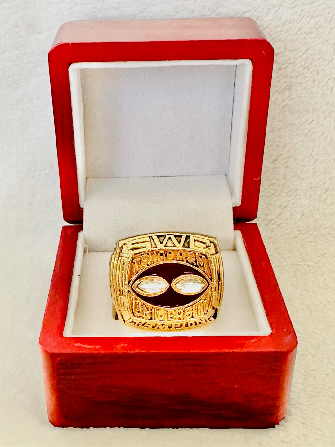 1993 Texas A&M Aggies BIG 12 Championship Ring W Box, US SHIP - EBSports Championship Rings