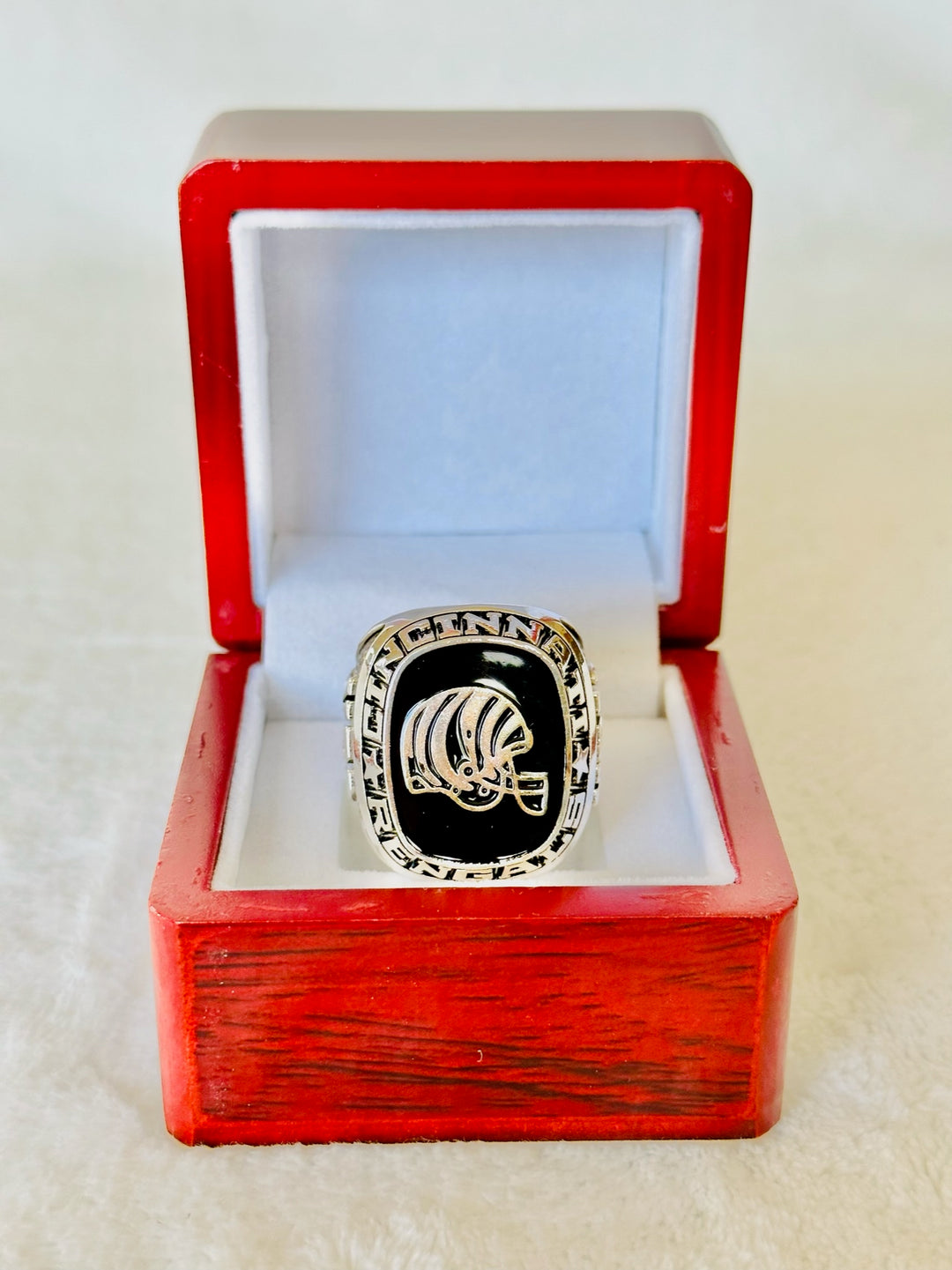 Cincinnati Bengals Classic Balfour Silver Ring W Box, US SHIP - EBSports Championship Rings