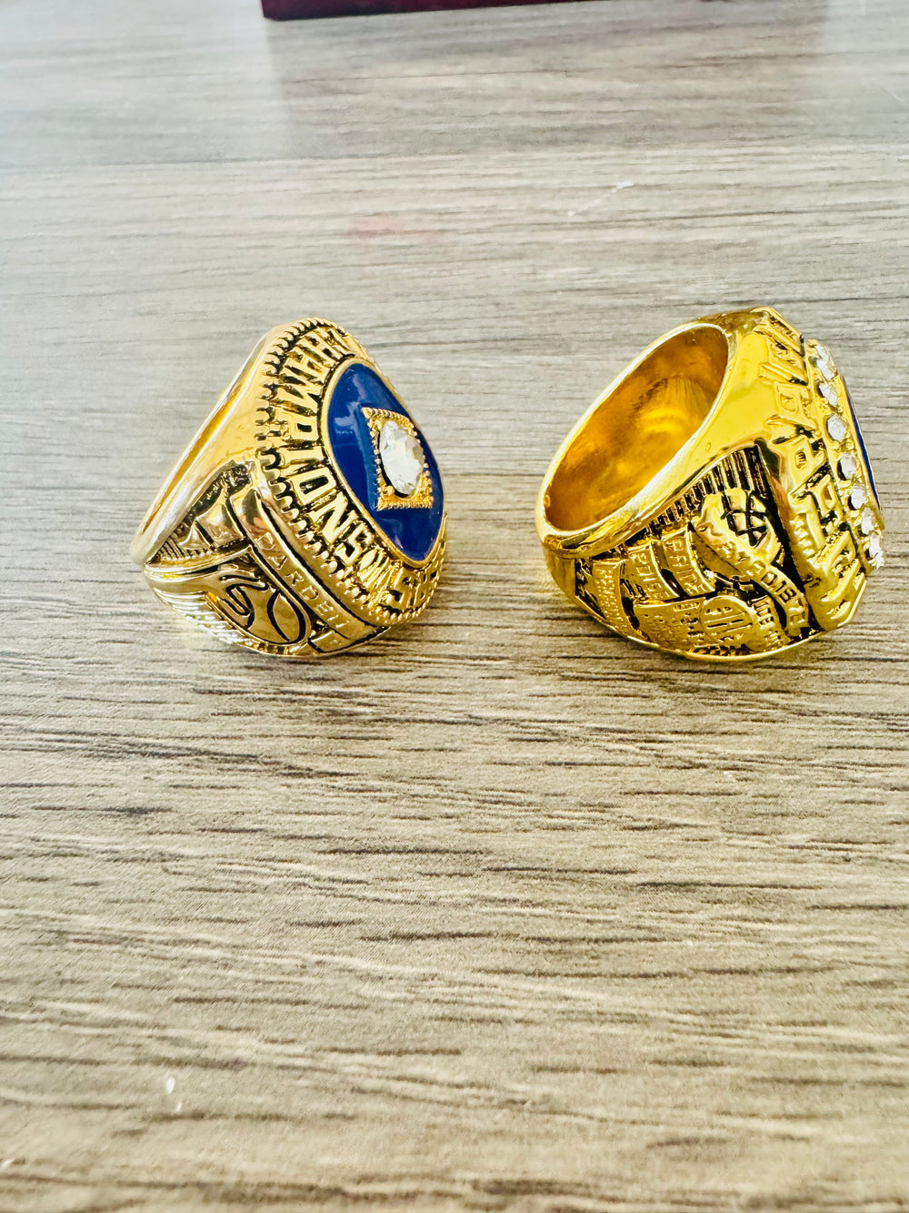 1970 & 1972 Indiana Pacers ABA World Championship Replica Ring Set, US SHIP - EB Sports Championship Rings
