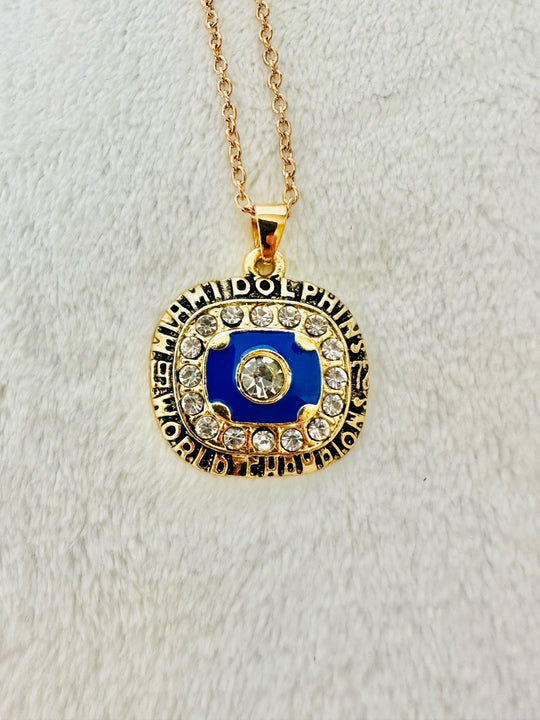 1972 Miami Dolphins Super Bowl Pendant - EB Sports Championship Rings