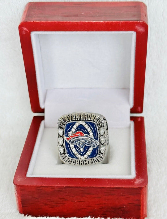 2013 Denver Broncos AFC Championship Ring with box, US SHIP