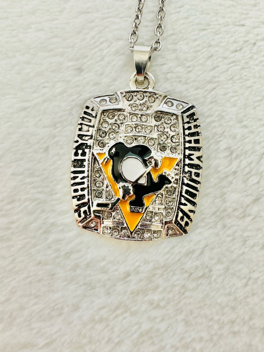 2016 Pittsburgh Penguins Stanley Cup Championship Pendant - EB Sports Championship Rings