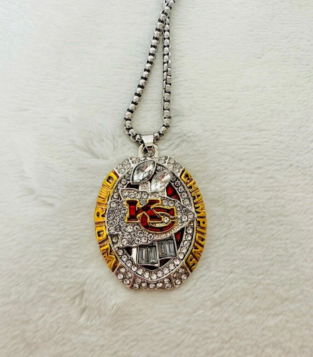 2019 Kansas City Chiefs Super Bowl Championship Pendant, US SHIP
