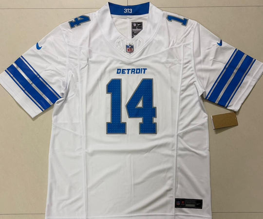 Amon St. Brown #14 Detroit Lions White Nike Stitched Jersey, Carry L and XL