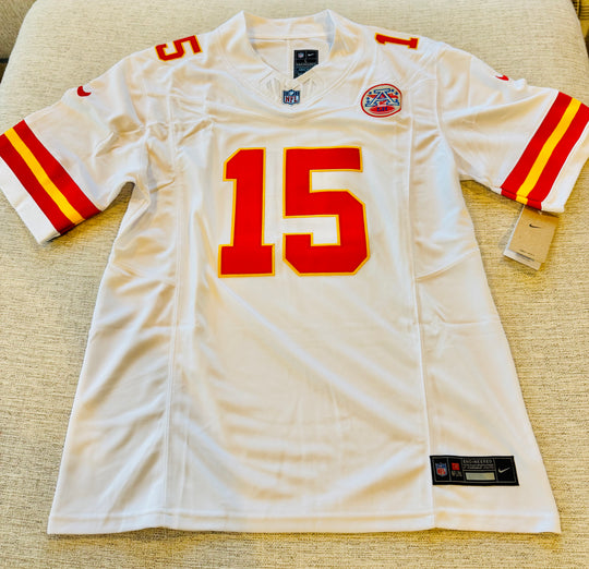 Patrick Mahomes Kansas City Chiefs authentic NFL White Jersey
