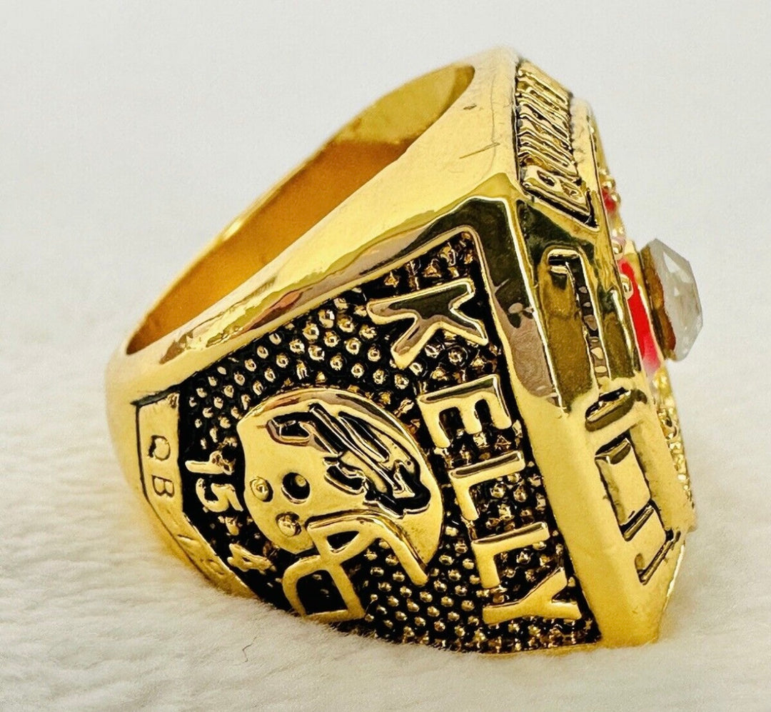 1990 Buffalo Bills AFC Championship Ring, US Ship - EB Sports Championship Rings