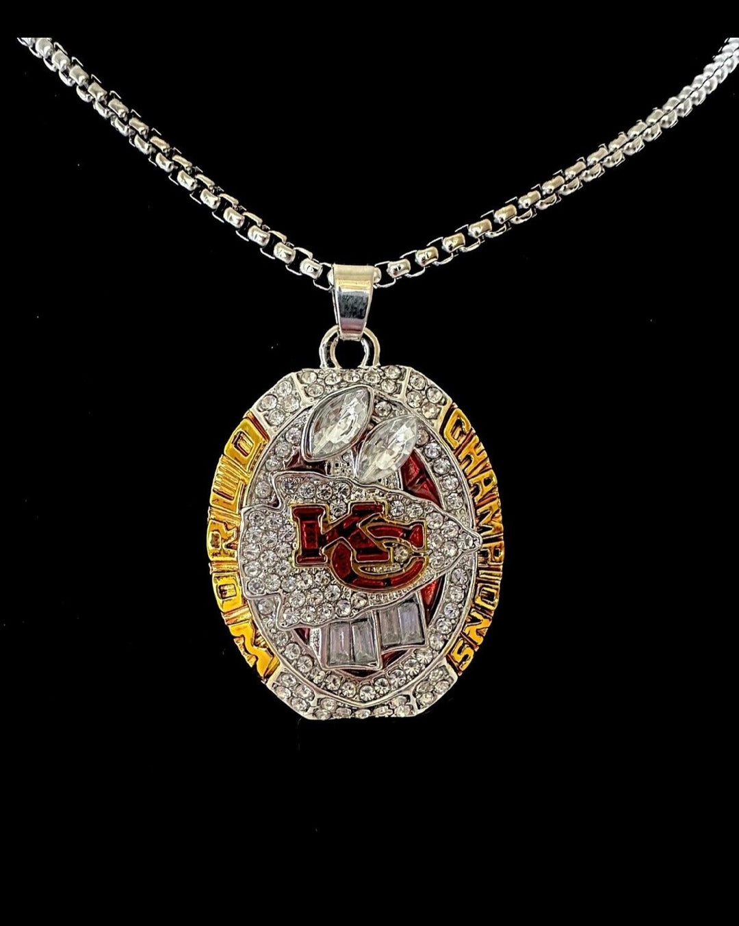 2019 Kansas City Chiefs Super Bowl Championship Pendant, US SHIP