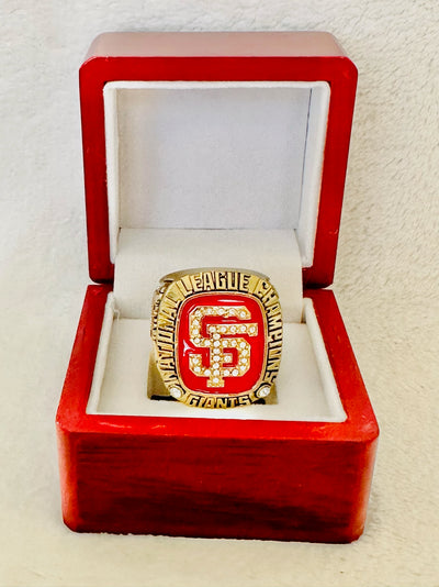 2002 San Francisco Giants National League Championship Ring With Box - EBSports Championship Rings