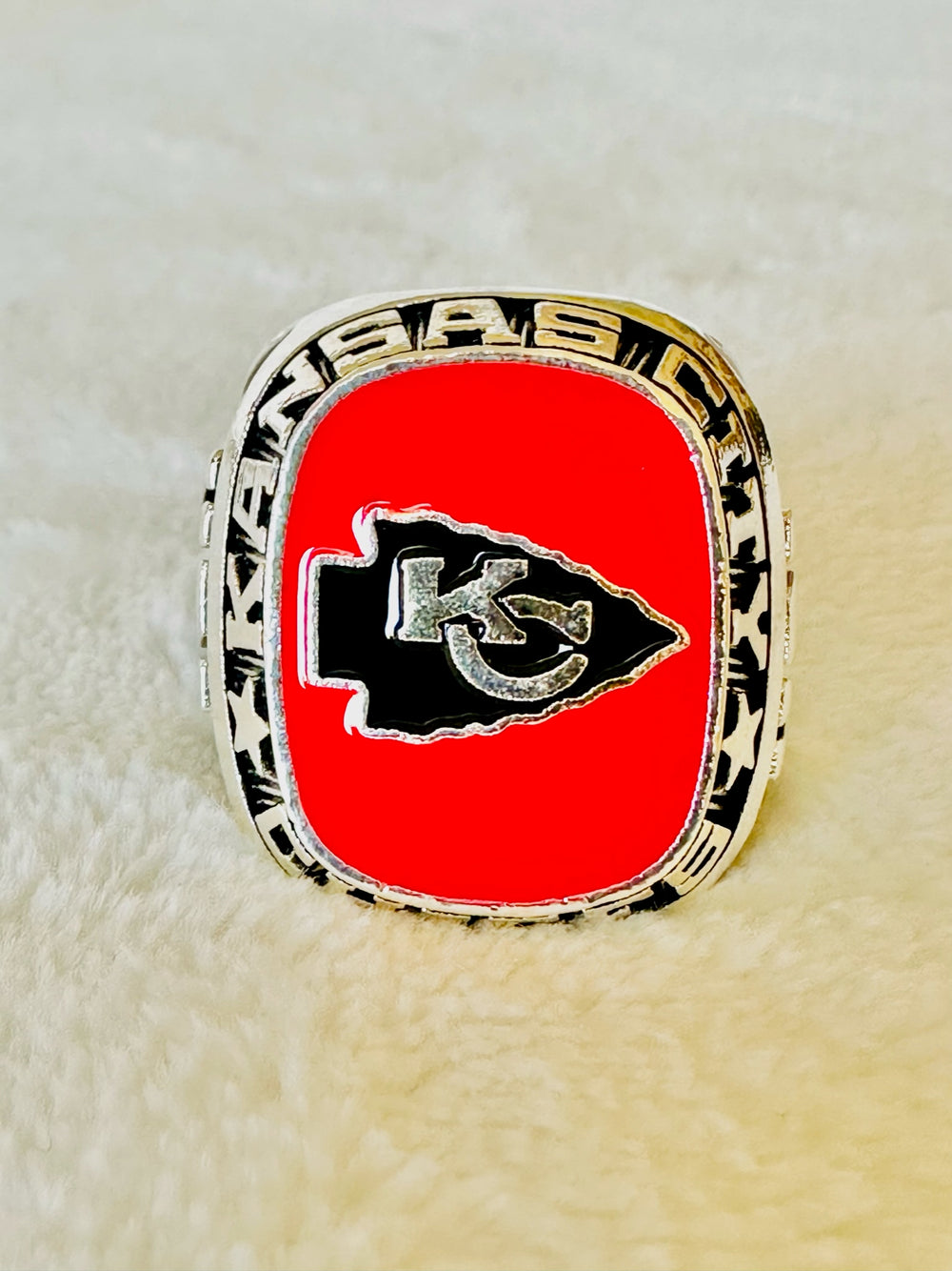 Kansas City Chiefs Classic Balfour Silver Ring W Box, US SHIP NFL - EBSports Championship Rings