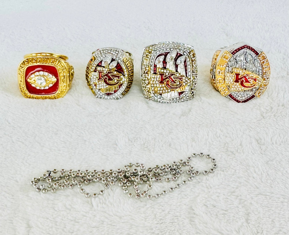 Kansas City Chiefs Ultimate Collection Championship Ring SET W Box,  SHIP