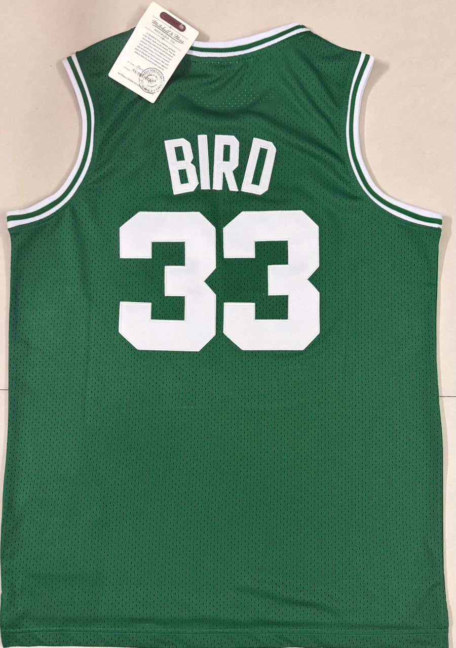 Larry Bird Boston Celtics Hardwood Classics Stitched Jersey, Carry L and XL