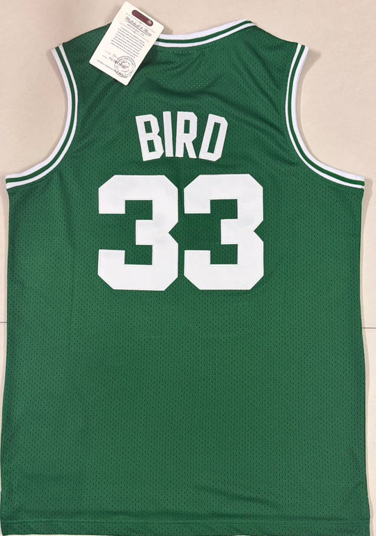Larry Bird Boston Celtics Hardwood Classics Stitched Jersey, Carry L and XL