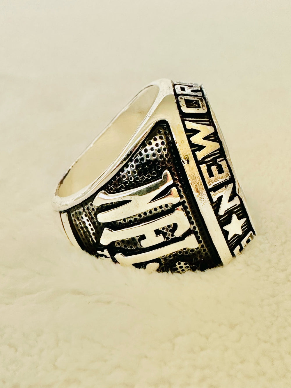 New Orleans Saints Classic Balfour Silver Ring - EBSports Championship Rings