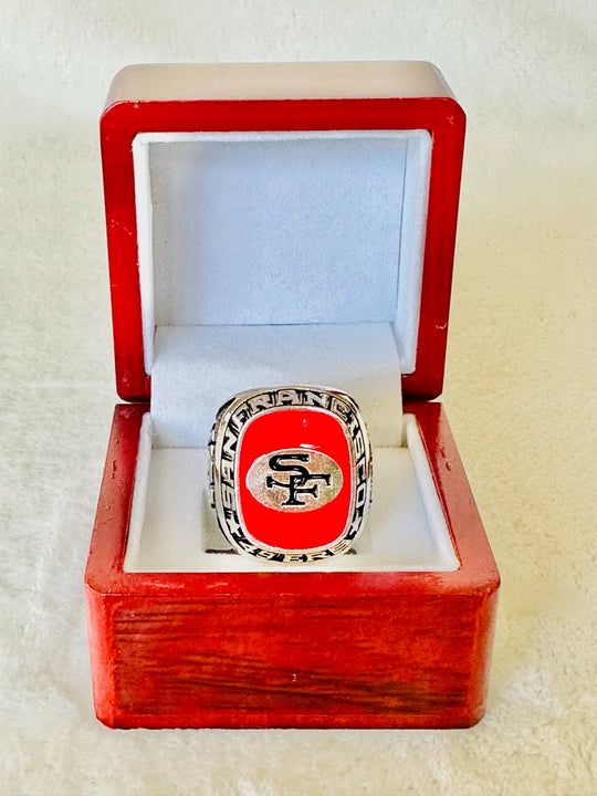 San Francisco 49ers Classic Balfour Silver Ring With box, USA SHIP. - EBSports Championship Rings