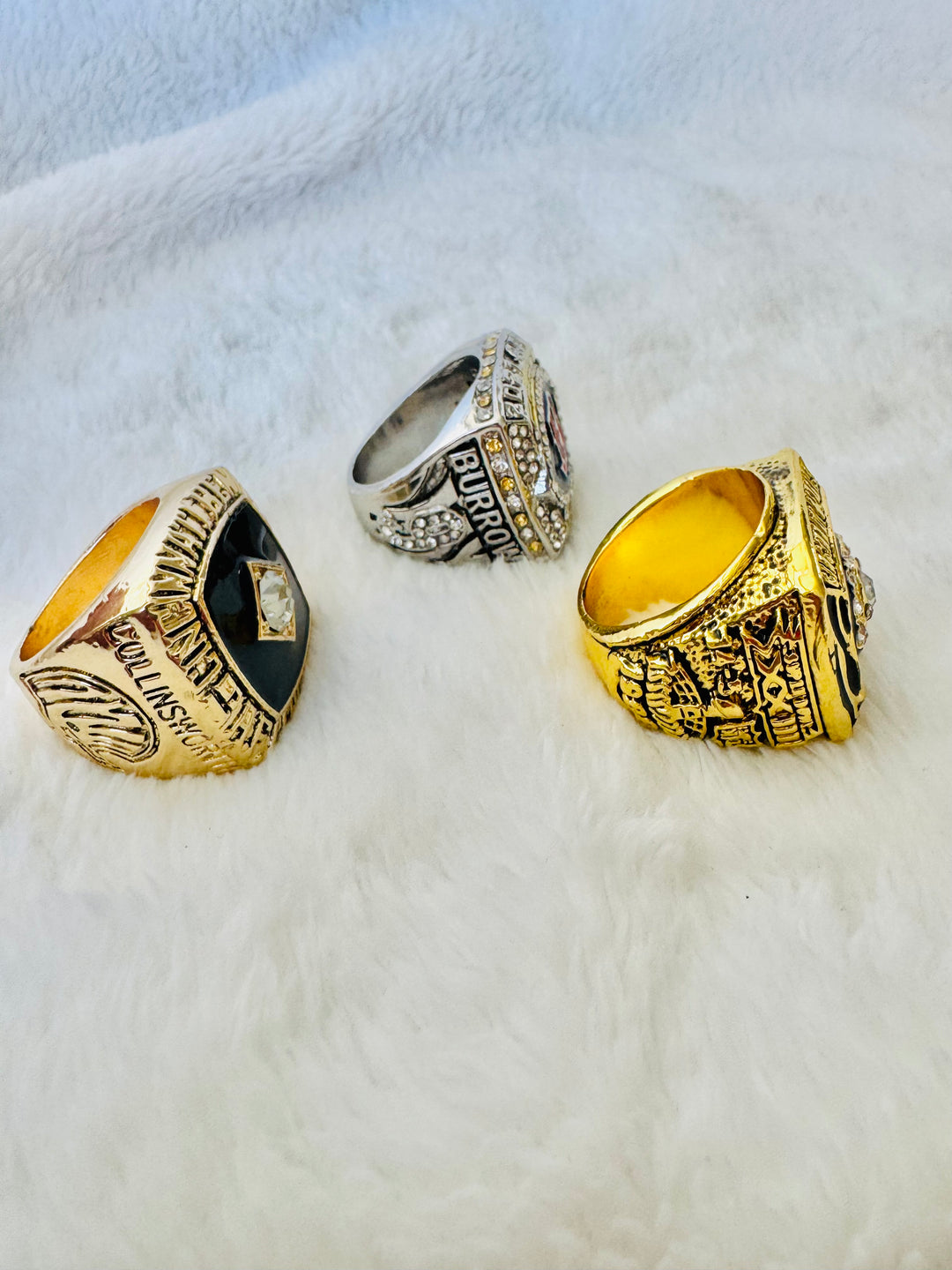 3 PCS Cincinnati Bengals AFC Championship Ring SET W Case, US SHIP. 1981/88/2021