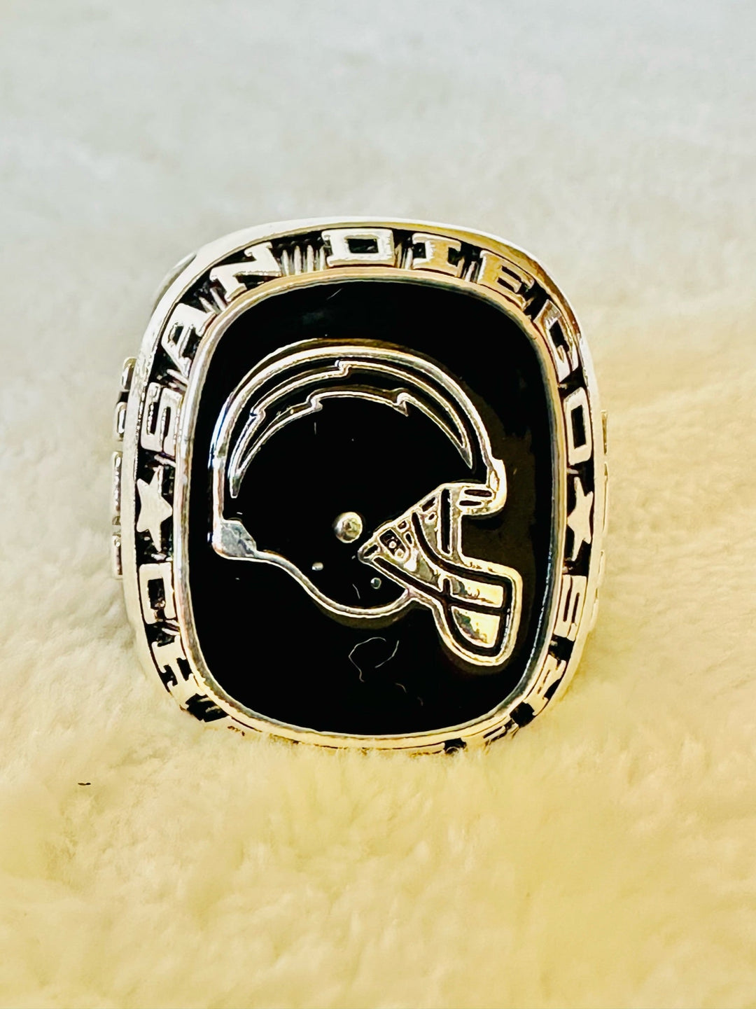 San Diego Chargers Classic Balfour Silver Ring, US SHIP NFL - EBSports Championship Rings