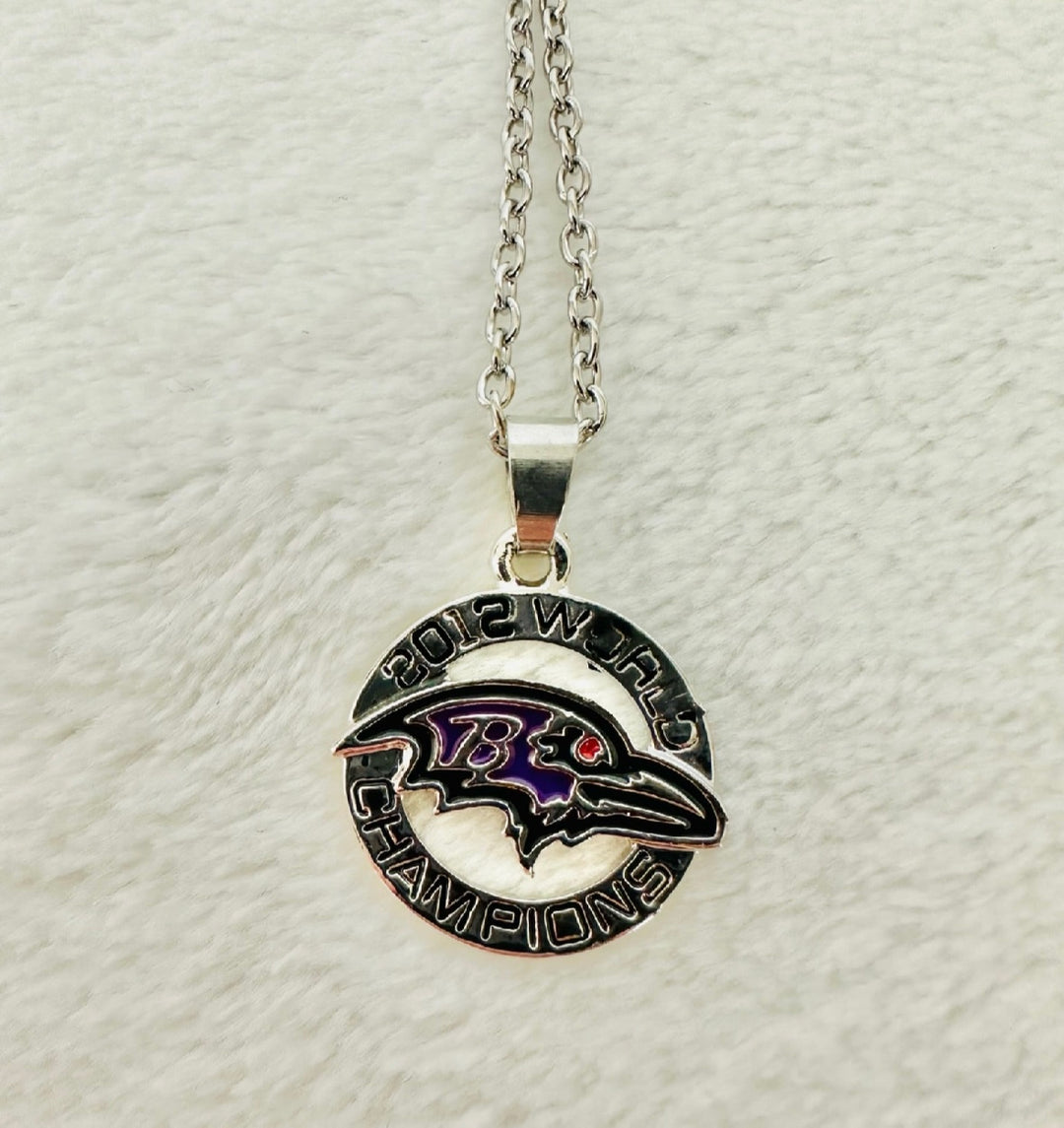 Baltimore Ravens Super Bowl Pendant, US Ship NFL 2012