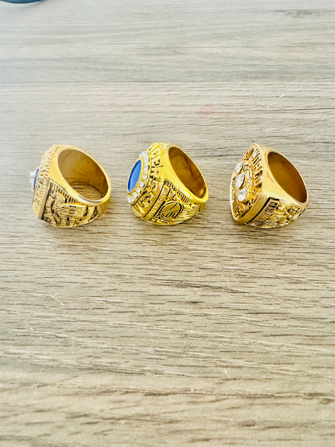 1970 & 1972 & 1973 Indiana Pacers ABA World Championship Replica Ring Set, US SHIP - EB Sports Championship Rings