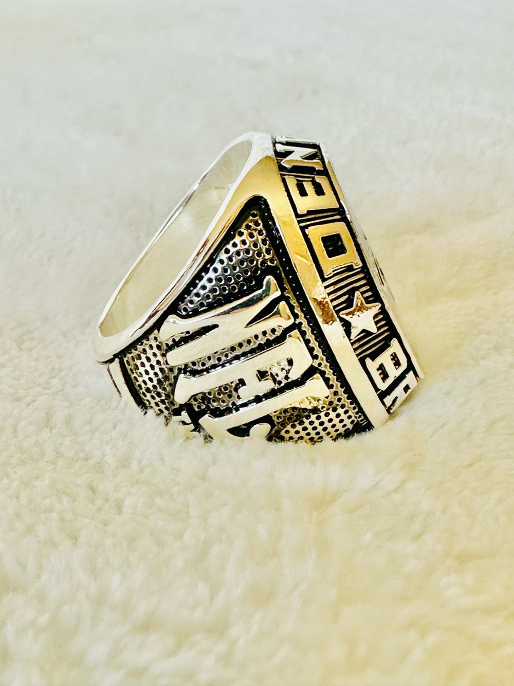 Denver Broncos Classic Balfour Silver Ring - EBSports Championship Rings