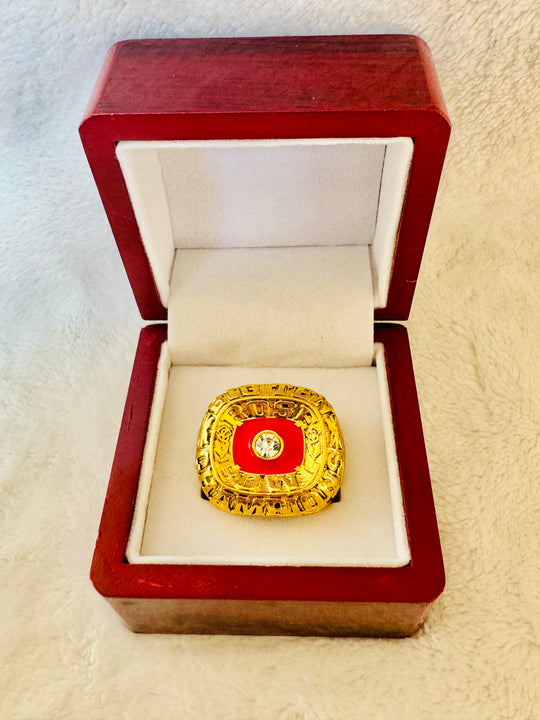 Miami Hurricanes 1984 National Champions (McConville) Championship Ring & Box - EB Sports Championship Rings