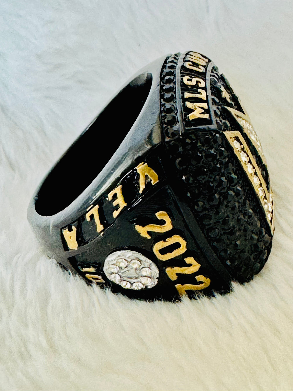 2022 MLS Cup LA Galaxy Championship Replica Ring,  Stadium Giveaway - EB Sports Championship Rings
