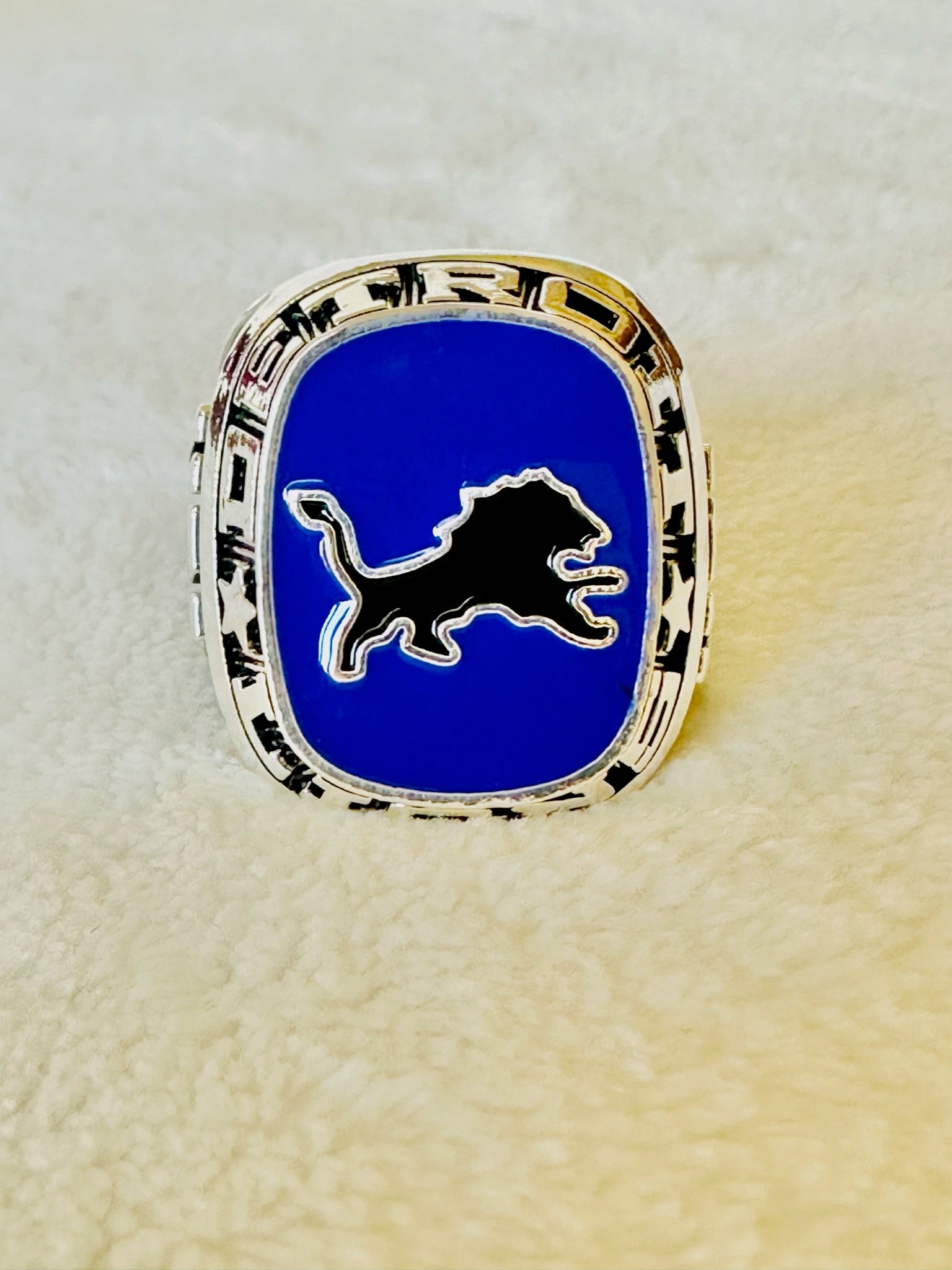 Detroit Lions Classic Balfour Silver Ring, US SHIP NFL - EBSports Championship Rings