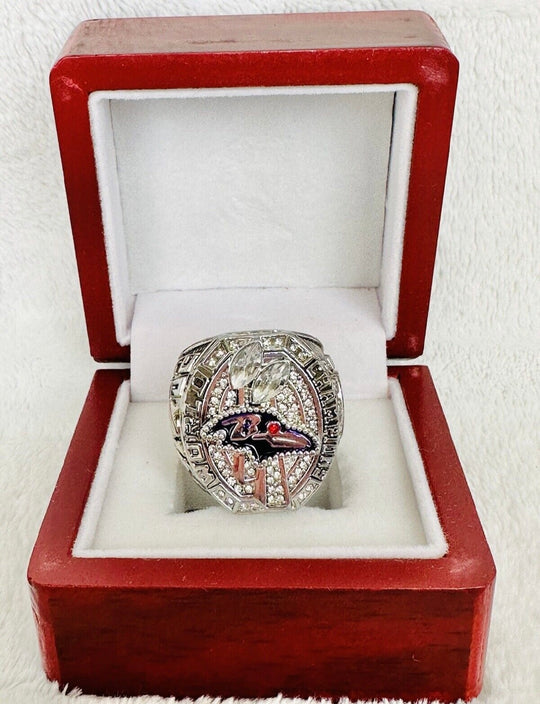 Baltimore Ravens Super Bowl Ring W Box, US Ship NFL 2012