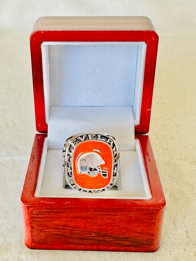 Cleveland Browns Classic Balfour Silver Ring W Box- NFL US SHIP - EBSports Championship Rings