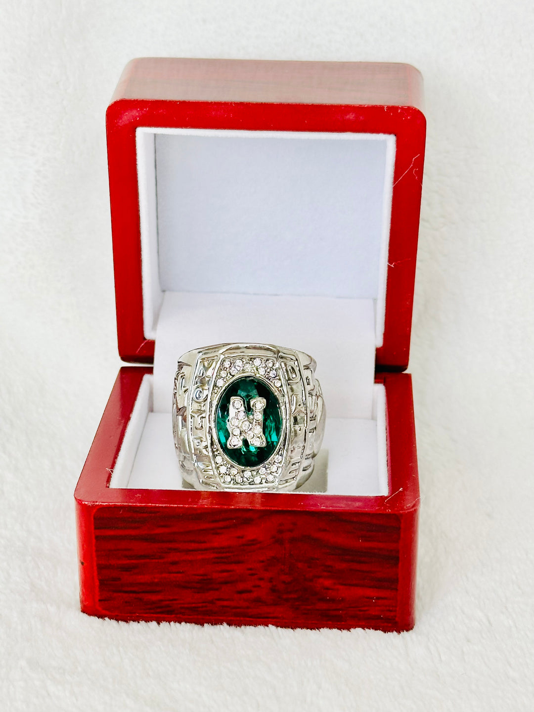 2014 Notre Dame Motor City Bowl Championship Ring W Box, US SHIP - EB Sports Championship Rings