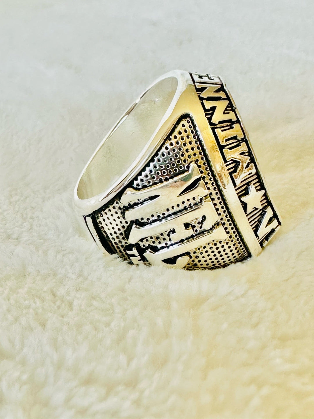 Minnesota Vikings Classic Balfour Silver Ring - EBSports Championship Rings