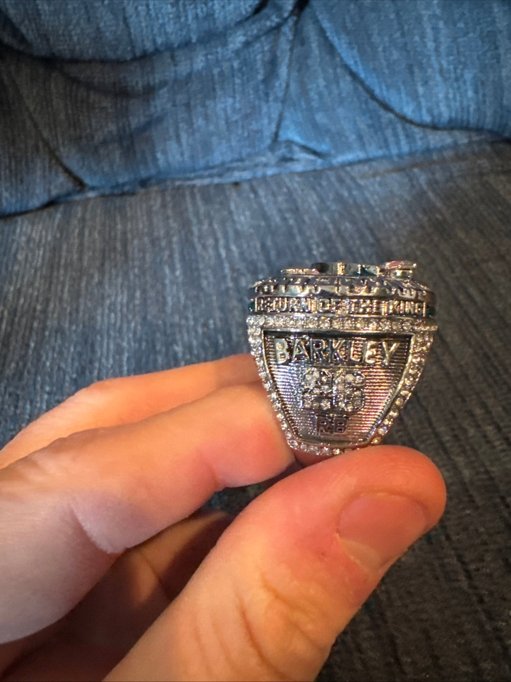 Philadelphia Eagles 2024 Super Bowl Championship Ring, Barkley