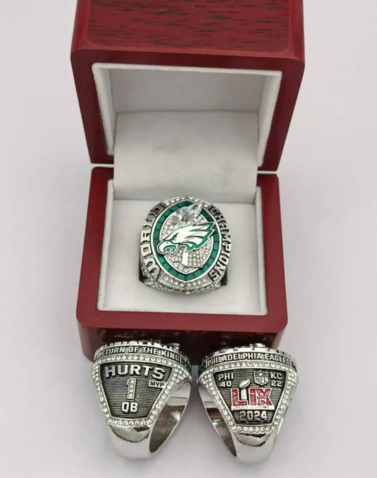 Pre Order Philadelphia Eagles 2024 Super Bowl Championship Ring with box, ships 1 March - EB Sports Championship Rings