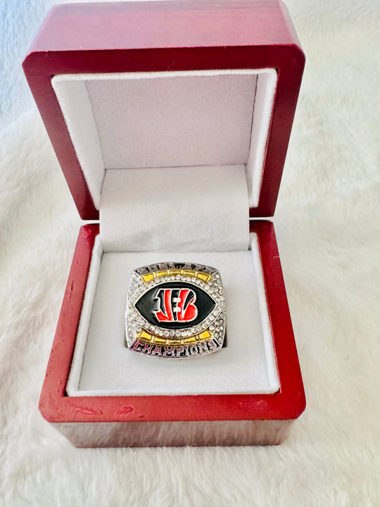 2021 Cincinnati Bengals AFC Championship Ring W Box, US SHIP