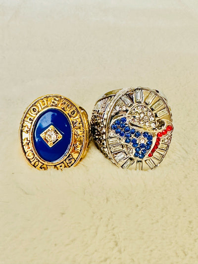 Houston Oilers and Texans Football Collectible Ring Set - EBSports Championship Rings