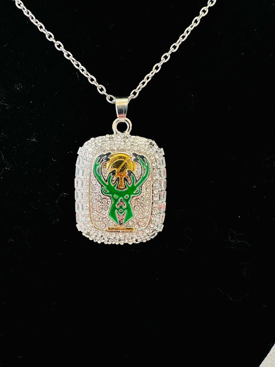 2021 Milwaukee Bucks Championship Pendant - EB Sports Championship Rings