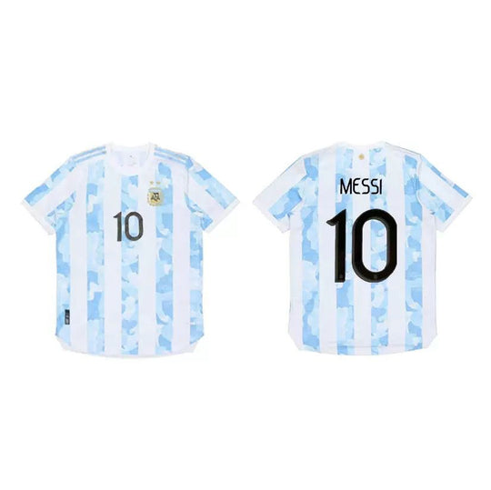 Lionel Messi authentic Argentina #10 Jersey - EB Sports Championship Rings