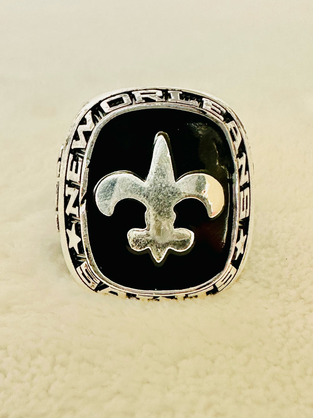 New Orleans Saints Classic Balfour Silver Ring W Box, US SHIP - EBSports Championship Rings