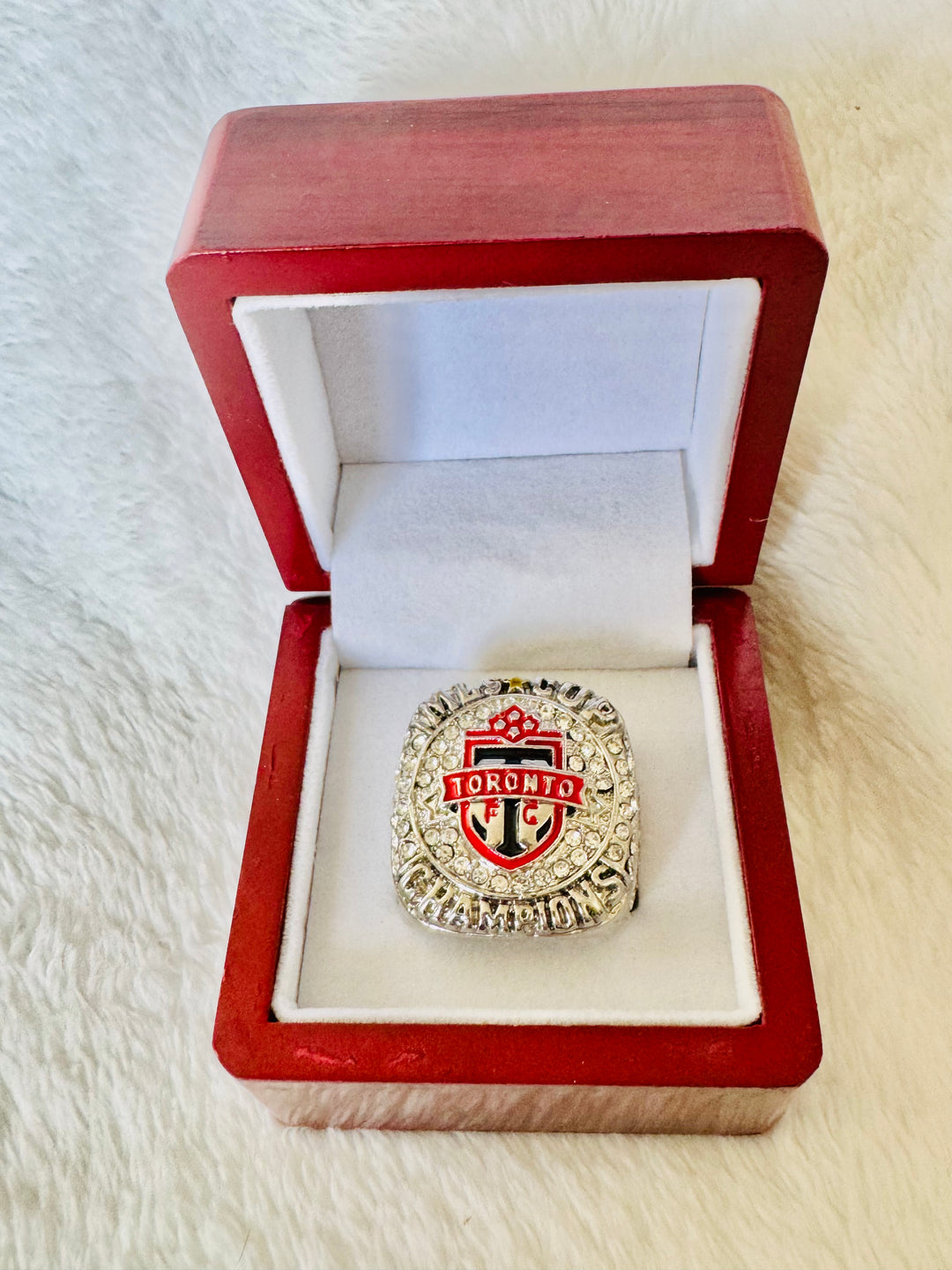 2017 Toronto FC MLS Cup Championship Replica Ring with box, Stadium Giveaway - EB Sports Championship Rings