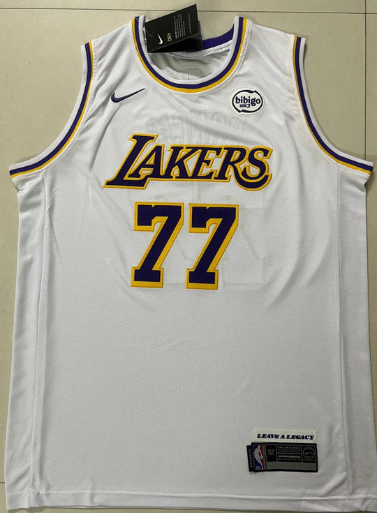 NWT Luka Doncic LA Lakers NBA White Jersey, US SHIP Retails over $100