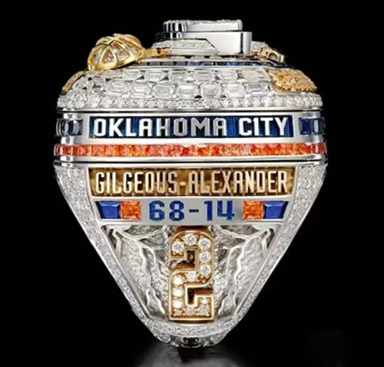 Oklahoma City Thunder 2025 championship ring, Alexander (SGA), US SHIP - EB Sports Championship Rings