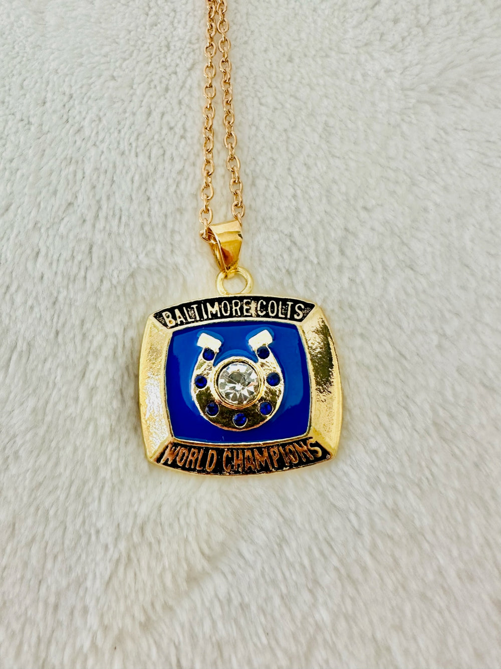 1970 Baltimore/Indianapolis Colts Championship Pendant - EB Sports Championship Rings