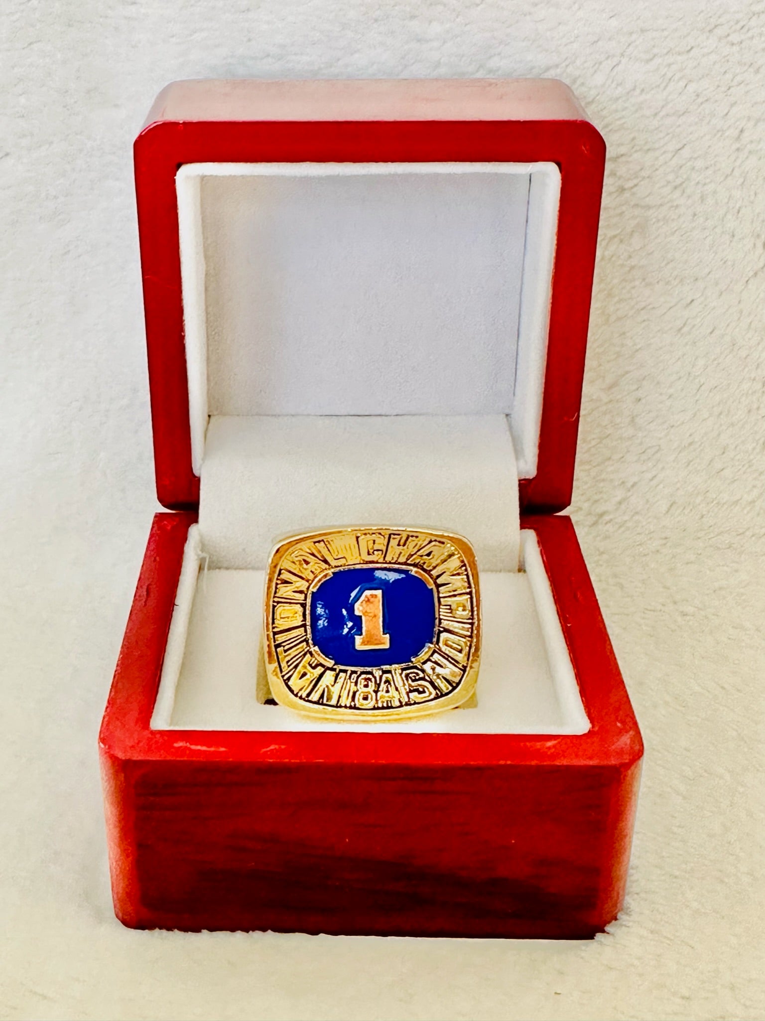 1984 BYU Cougars National Championship Ring W Box - EBSports Championship Rings