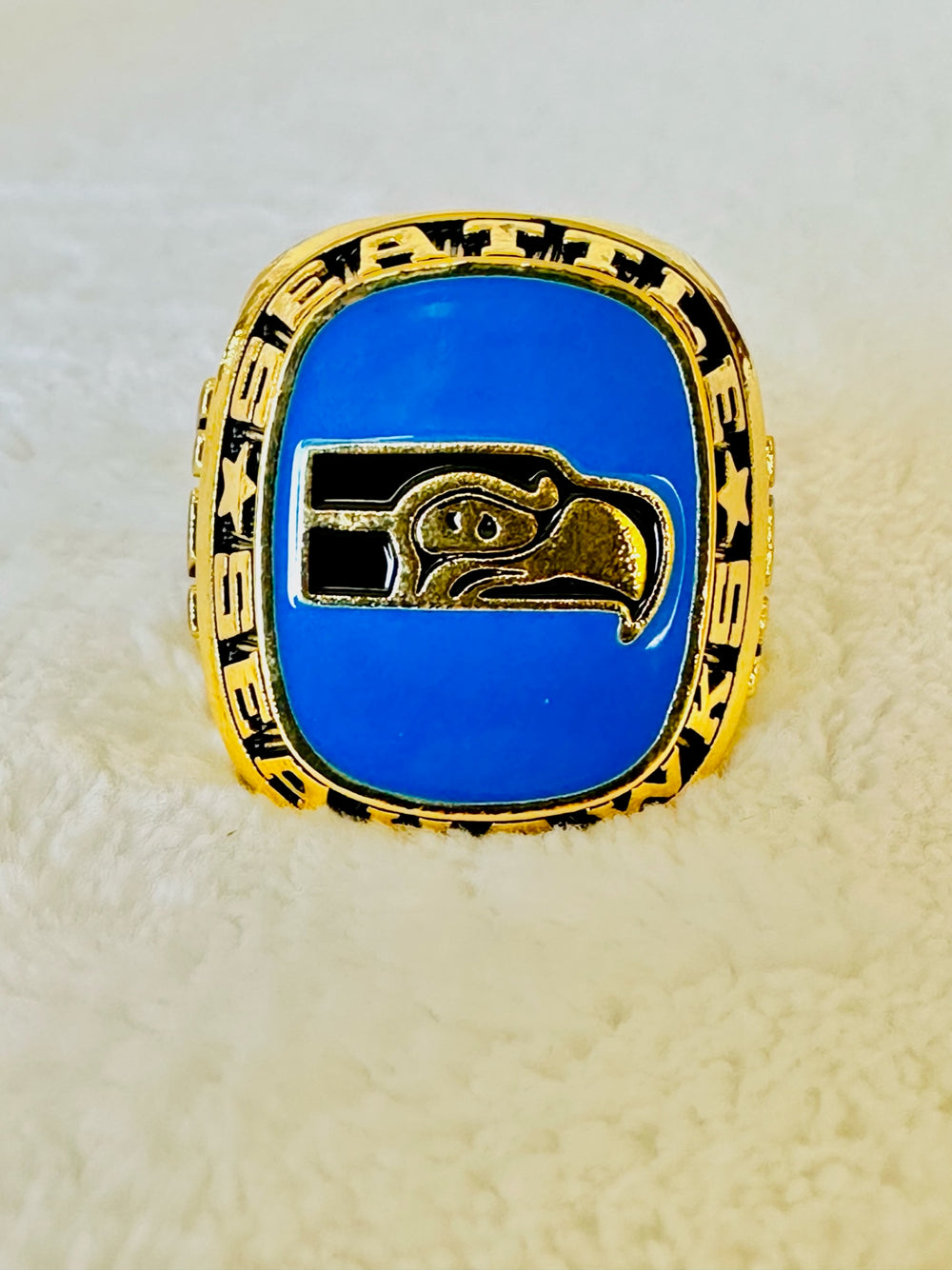 Seattle Seahawks Classic Balfour Gold Ring W Box, USA SHIP - EBSports Championship Rings