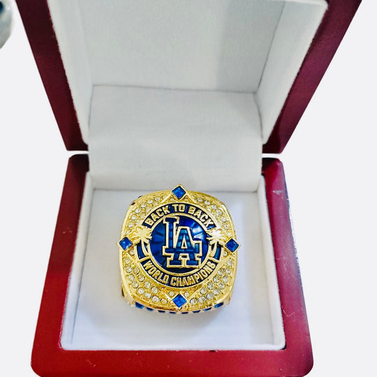 2025 LA Dodgers Back to Back World Series Ring with box, US SHIP Ohtani