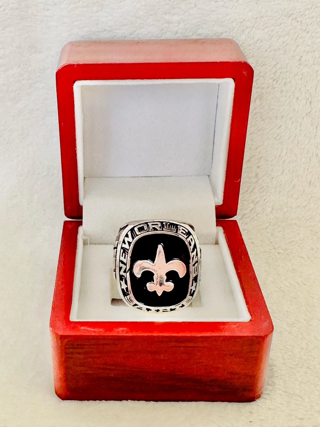 New Orleans Saints Classic Balfour Silver Ring W Box, US SHIP - EBSports Championship Rings