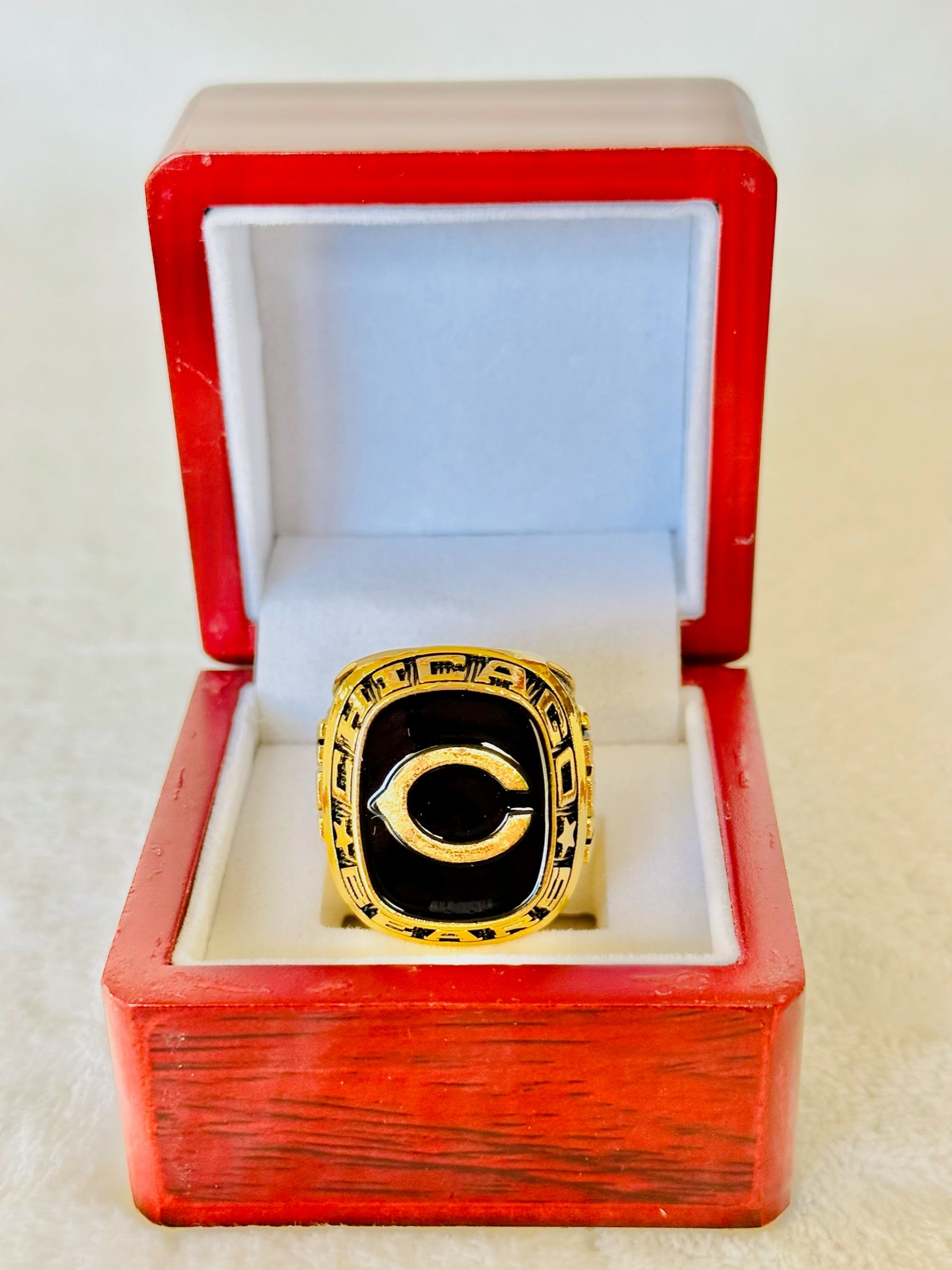 Chicago Bears Classic Balfour Gold Ring W Box, US SHIP - EBSports Championship Rings